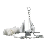 Seachoice 13 LB Utility Anchor Kit (Includes Anchor, 1/4″ x 4' Anchor Lead With (2) 5/16″ Shackles and 3/8″ x 150' Anchor Line)