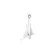 Seachoice PVC Coated Slip-Ring Anchor, White