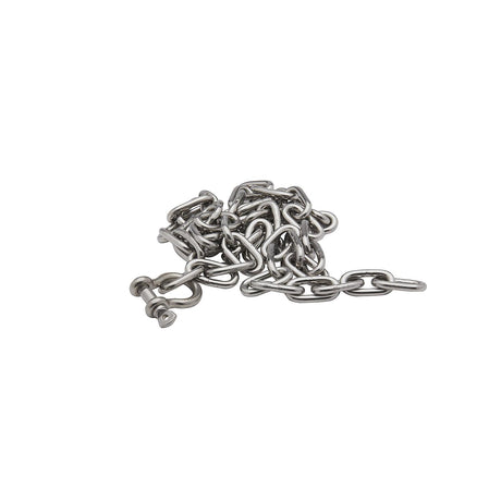 Seachoice 44103 Stainless Steel Anchor Lead Chain, 3/16″ x 4', 1/4″ Shackle
