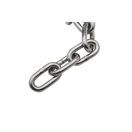 Seachoice 44123 Stainless Steel Anchor Lead Chain, 1/4″ x 4', 5/16″ Shackle