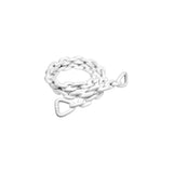 Seachoice White PVC Coated Galvanized Anchor Lead Chain 3/16″ x 4'