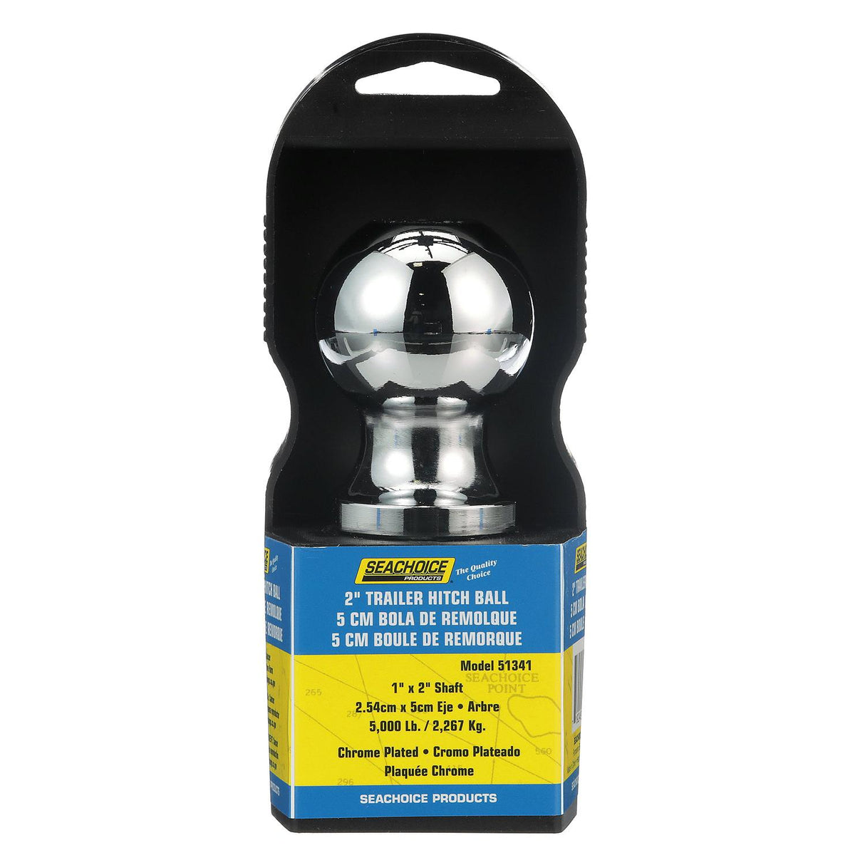 Seachoice Chrome Plated Steel Trailer Coupler Ball