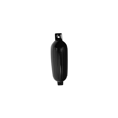 Seachoice 79071 Twin Eye Ribbed Fender, Black, 8.5 x 27″