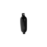 Seachoice 79051 Twin Eye Ribbed Fender, Black, 5.5 x 20″