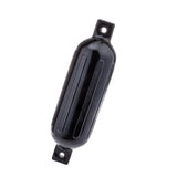 Seachoice 79051 Twin Eye Ribbed Fender, Black, 5.5 x 20″