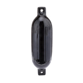 Seachoice 79061 Twin Eye Ribbed Fender, Black, 6.5 x 23″