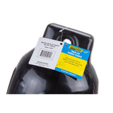 Seachoice 79071 Twin Eye Ribbed Fender, Black, 8.5 x 27″