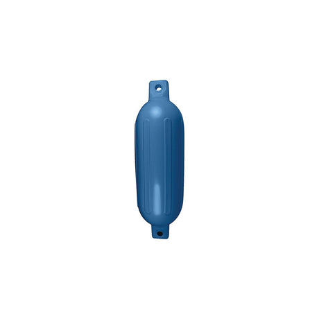 Seachoice 79081 Twin Eye Ribbed Fender, Blue, 5.5 x 20″