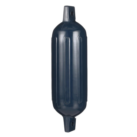 Seachoice 79081 Twin Eye Ribbed Fender, Blue, 5.5 x 20″