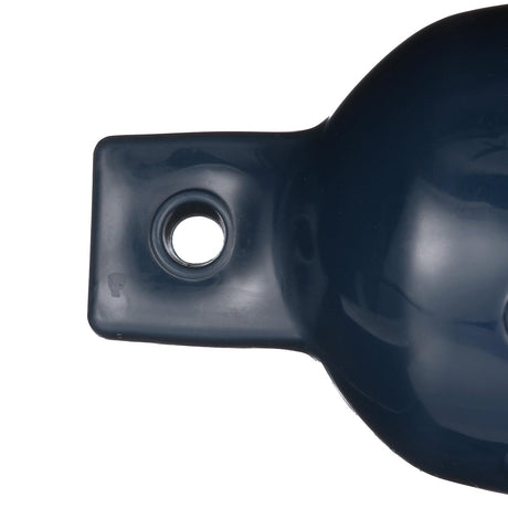 Seachoice 79081 Twin Eye Ribbed Fender, Blue, 5.5 x 20″