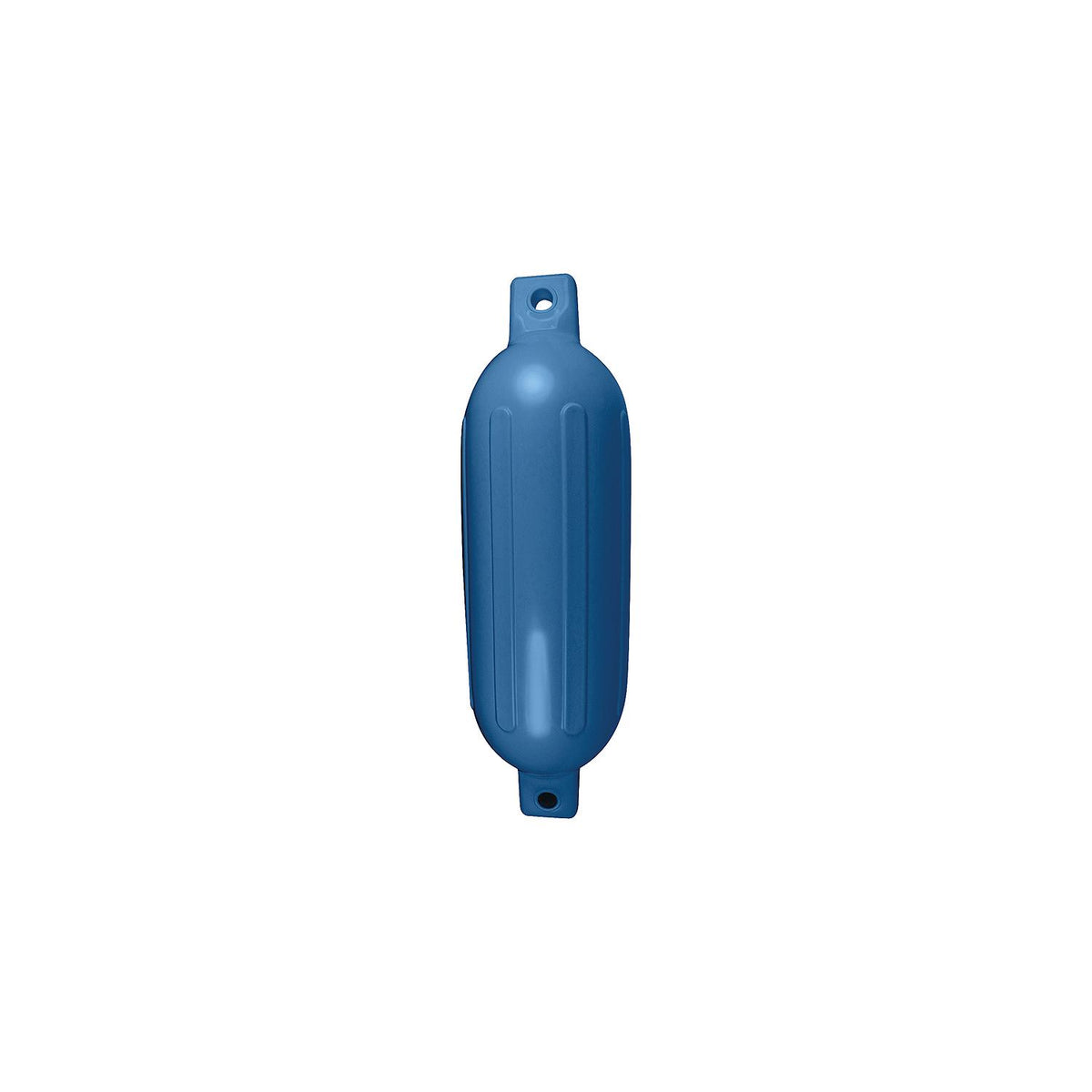 Seachoice 79091 Twin Eye Ribbed Fender, Blue, 6.5 x 23″