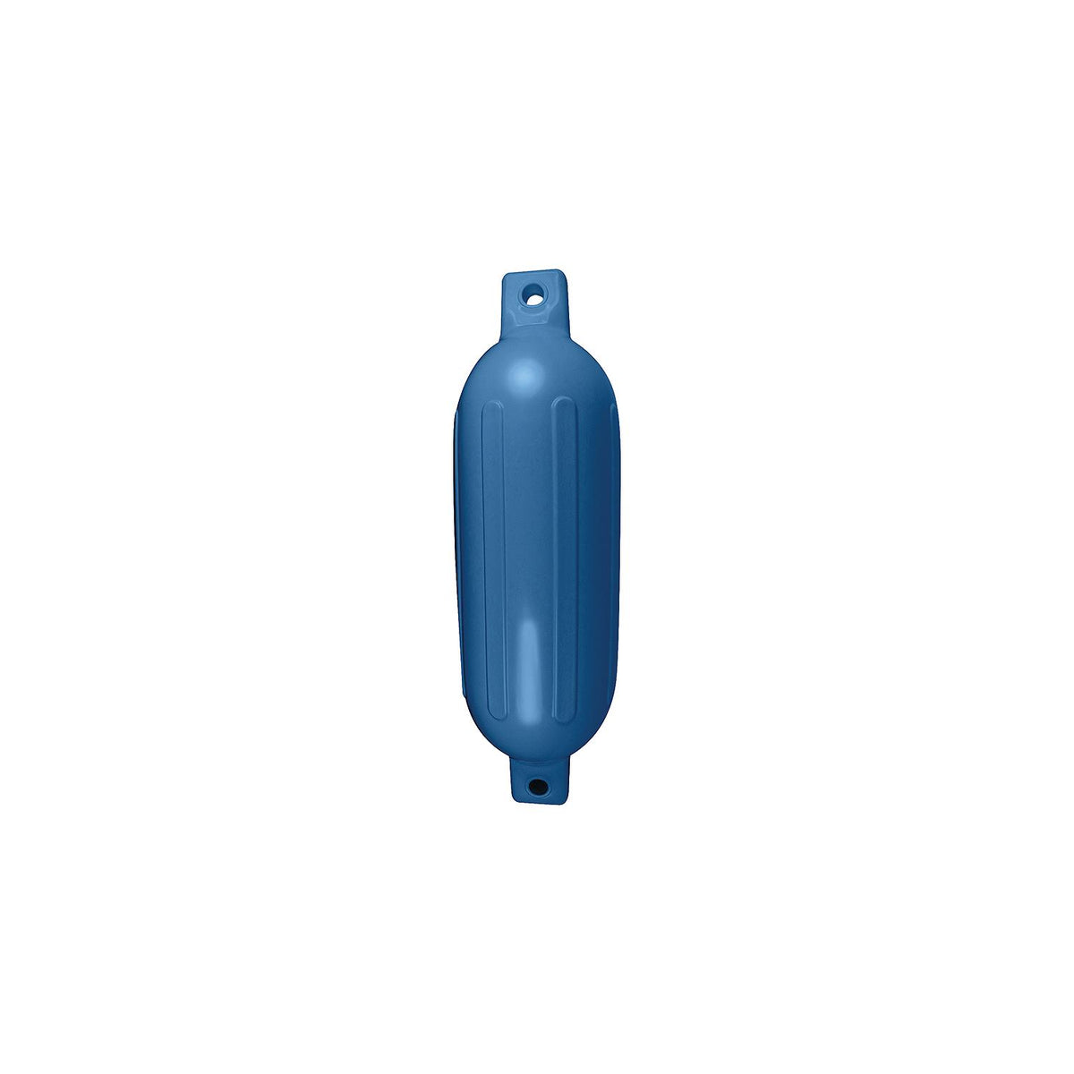 Seachoice 79091 Twin Eye Ribbed Fender, Blue, 6.5 x 23″