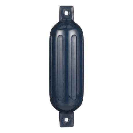 Seachoice 79091 Twin Eye Ribbed Fender, Blue, 6.5 x 23″
