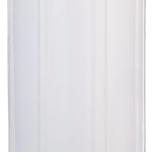 Seachoice 79111 Center Hole Ribbed Fender, White, 6″ x 15″