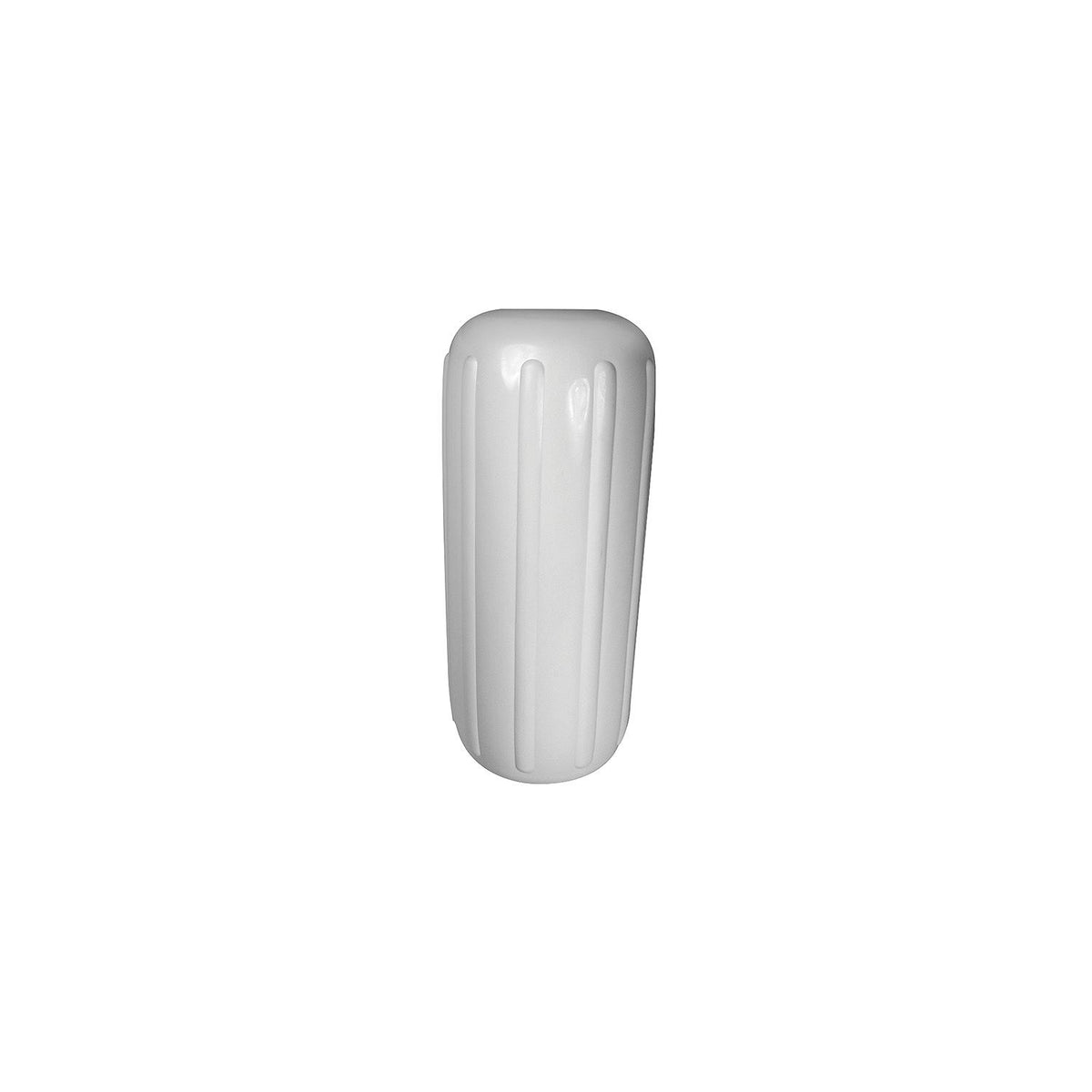 Seachoice 79111 Center Hole Ribbed Fender, White, 6″ x 15″