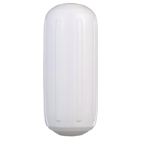 Seachoice 79111 Center Hole Ribbed Fender, White, 6″ x 15″