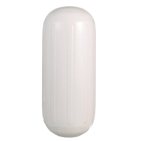 Seachoice 79121 Center Hole Ribbed Fender, White, 8″ x 20″