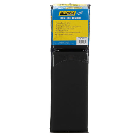 Seachoice Contour Fender, Black - 24″ x 6″ x 2.5″