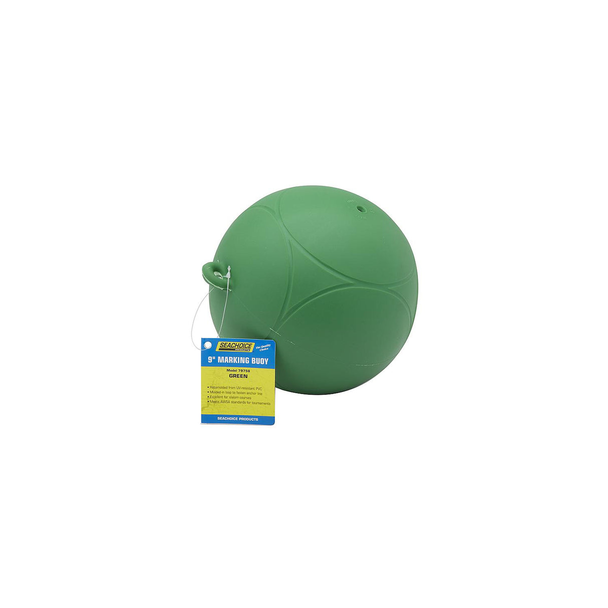 Seachoice 79758 Slalom/Marking Buoy - Green, 9" Dia.