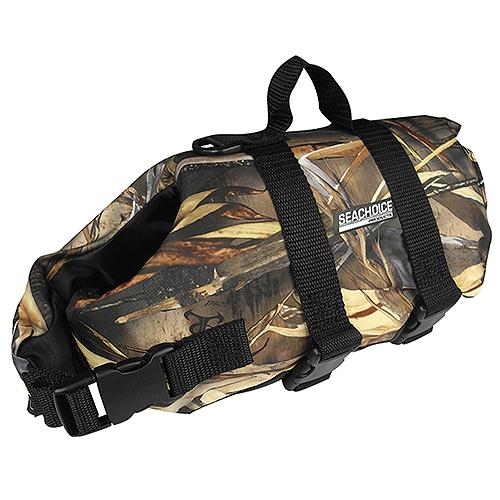 Seachoice 86480 Dog Life Vest - Camo, Md