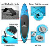 Seachoice 86941 10'6″ Inflatable Stand-Up Paddle Board KitAqua Blue