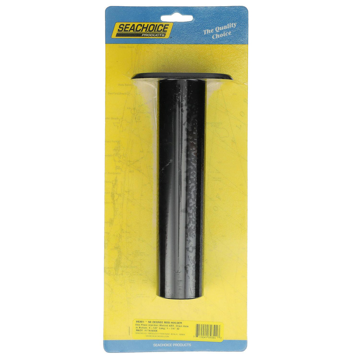 Seachoice 90 Degree Plastic Rod Holder - Black