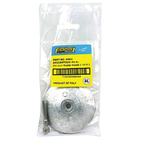 Seachoice 95601 Rudder & Trim Tab Anode w/Allen Screw, Aluminum, Model R1, Size 1-7/8″ dia. x 1/4″