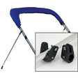 Carver 62014 Bimini Top 27″ - 44″ Adjustable Brace Kit (Round Tube Aluminum w/ Nylon Fittings)