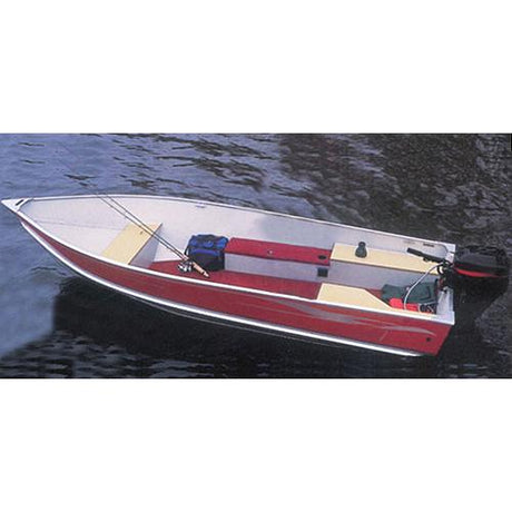 Carver 71116F10 V-Hull Fishing Boat Wide Series w/Motor Hood, 16'6, Slate Gray