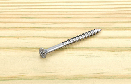 Starborn Deckfast No. 10 X 2-1/2 in. L Silver Star Flat Head Deck Screws 250 pk