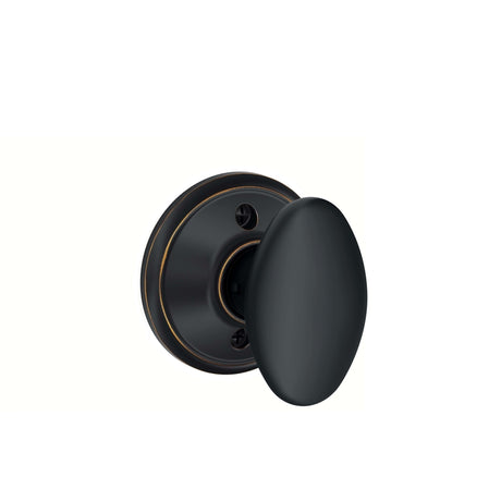 Schlage Siena Rustic Aged Bronze Dummy Knob