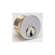 Kaba Ilco KW9 Polished Brass Brass Mortise Cylinder Keyed Differently, Pack of 10