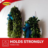 3M Command Large Plastic Designer Hooks 4.125 in. L 4 pk, Pack of 6
