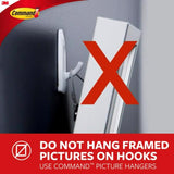 3M Command Medium Metal Hook 3.0 in. L 1 pk
