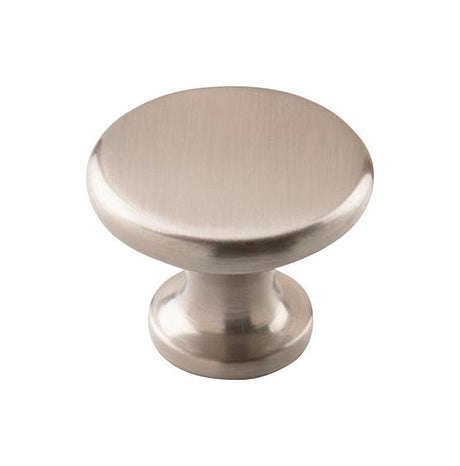 Amerock Allison Round Furniture Knob 1-1/2 in. D 1-3/16 in. Satin Nickel 1 pk