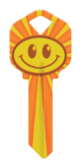 HILLMAN Wackey Smiley Face House/Office Universal Key Blank KW1 Single, Pack of 6