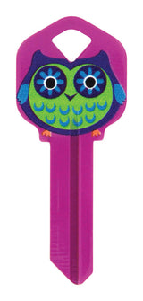HILLMAN Wackey Owl House/Office Universal Key Blank KW1 Single, Pack of 6