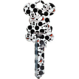 HILLMAN Disney Mickey Mouse House/Padlock Universal Key Blank SC1 Double, Pack of 5