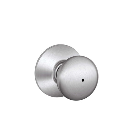 Schlage Plymouth Satin Chrome Privacy Knob
