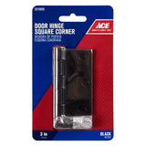 Ace 3 in. L Black Residential Door Hinge 1 pk