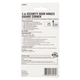 Ace 4 in. L Satin Brass Residential Door Hinge 3 pk