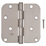 Ace 4 in. L Satin Nickel Residential Door Hinge 1 pk