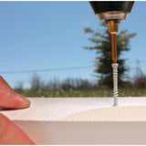 GRK Fasteners No. 8 in. X 2-1/2 in. L Star Trim Head W-Cut Trim Screws