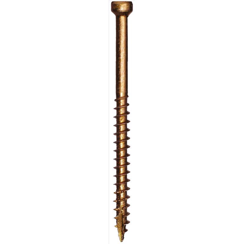 GRK Fasteners No. 8 in. X 3-1/8 in. L Star Trim Head W-Cut Trim Screws