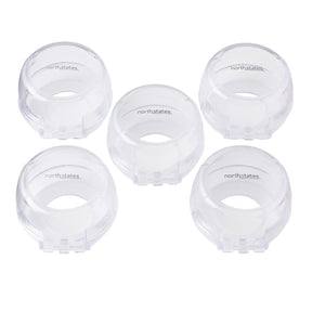 North States Toddleroo Clear Plastic Appliance Knob Cover 5 pk