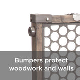 Safety 1st Gray 24 in. H X 28-42 in. W Wood Safety Gate