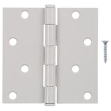 Ace 4 in. L White Residential Door Hinge 3 pk