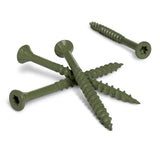 HILLMAN Deck Plus No. 10 in. X 2-1/2 in. L Green Star Flat Head Exterior Deck Screws 5 lb 365 pk