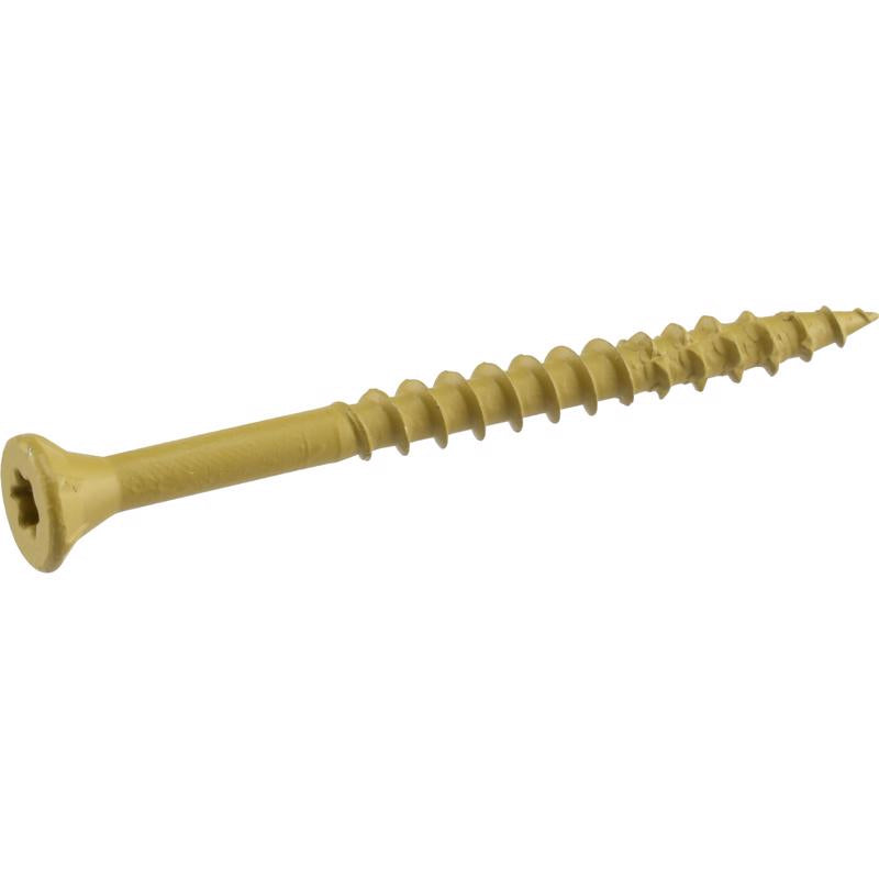 HILLMAN Deck Plus No. 10 Ga. X 2-1/2 in. L Tan Star Flat Head Exterior Deck Screws 40 pk