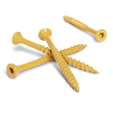 HILLMAN Deck Plus No. 10 Ga. X 3 in. L Tan Star Flat Head Exterior Deck Screws 5 lb 310 pk